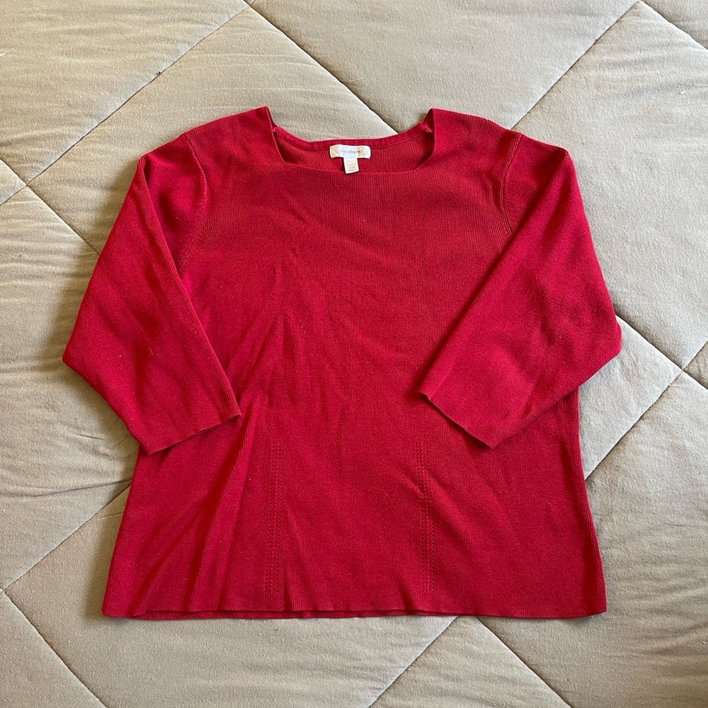 Dress Barn Red Sweater